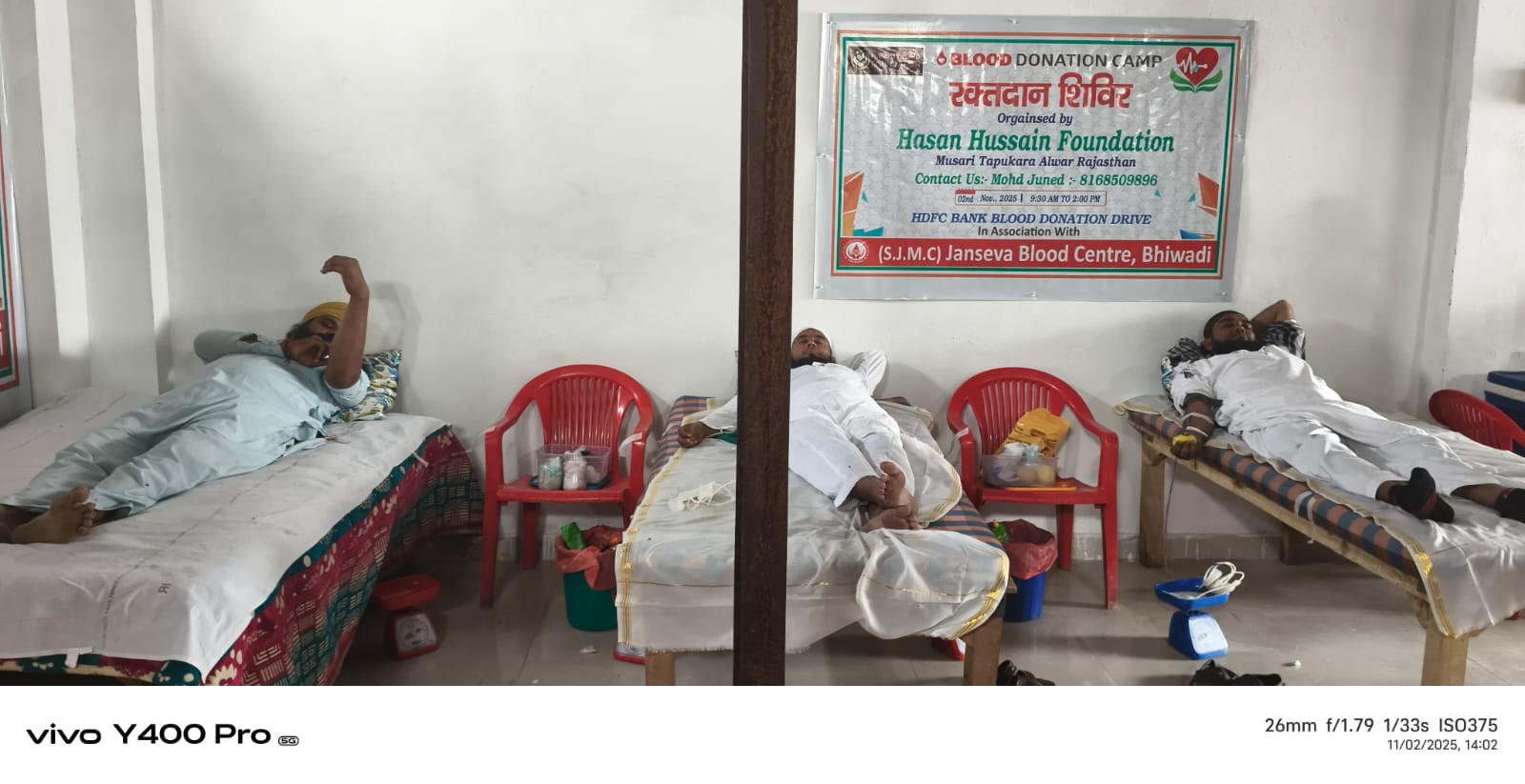 Hasan Hussain Foundation Distributes Food and Warm Clothes to Homeless People